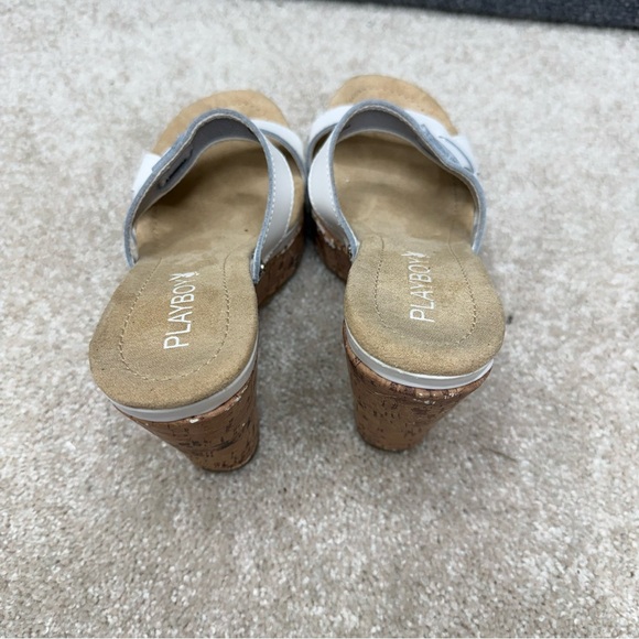 Playboy Wedge shoes Paige 5313 Women's size 6 pump platform sandal - Picture 7 of 9